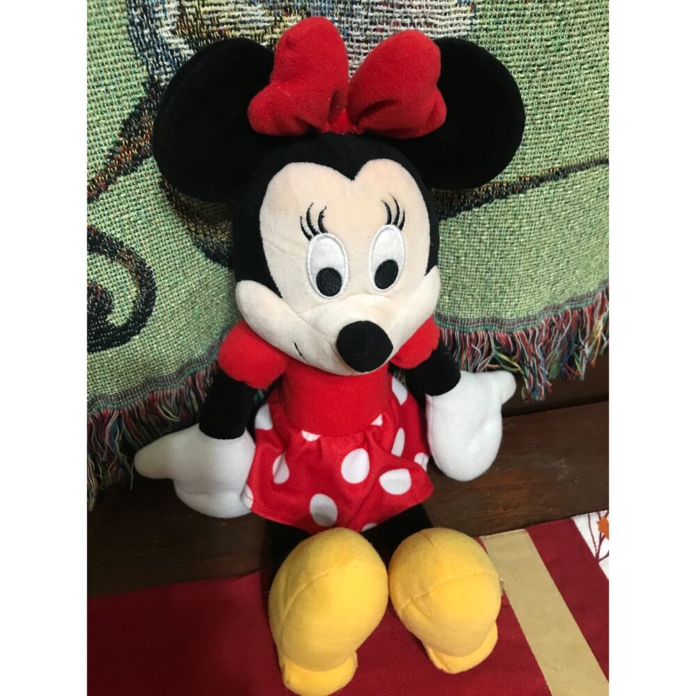Minnie Mouse Kohl's Cares Plush Stuffed Animal Bow Red Shirt